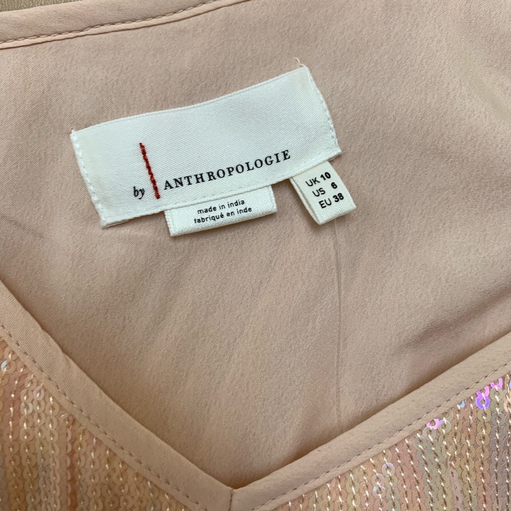 NWT Anthropologie Amelie Beaded Cami Rose Pin - Picture 6 of 6